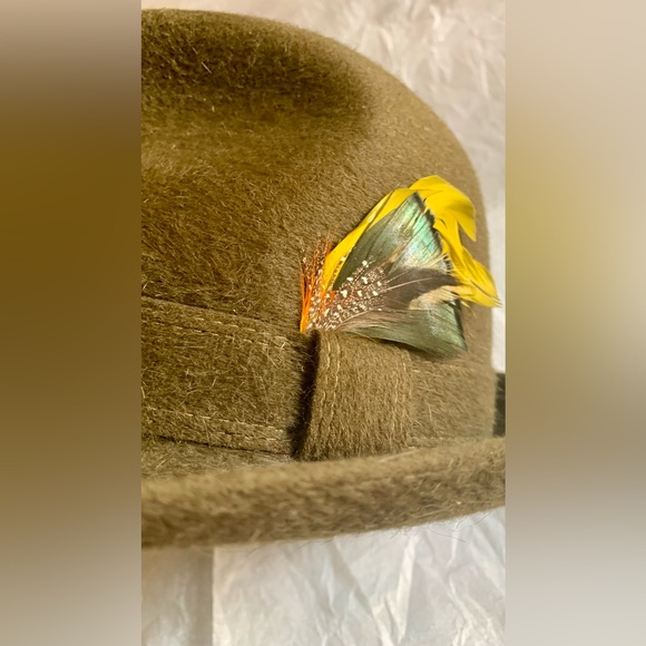 Vintage Vanzina Pavia Fedora( Qualita Extra ) size 6 7/8 - Picture 10 of 15